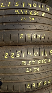 Bridgestone Turanza T 005 93Y RSC(21.39) 225/40 R19